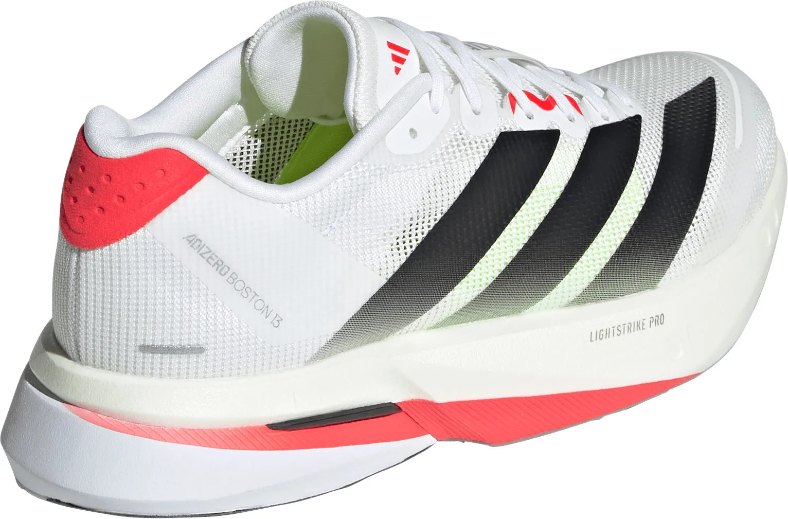 adidas Adizero Boston 13 Womens Running Shoes - White neutral - colors shoes pastel - colors