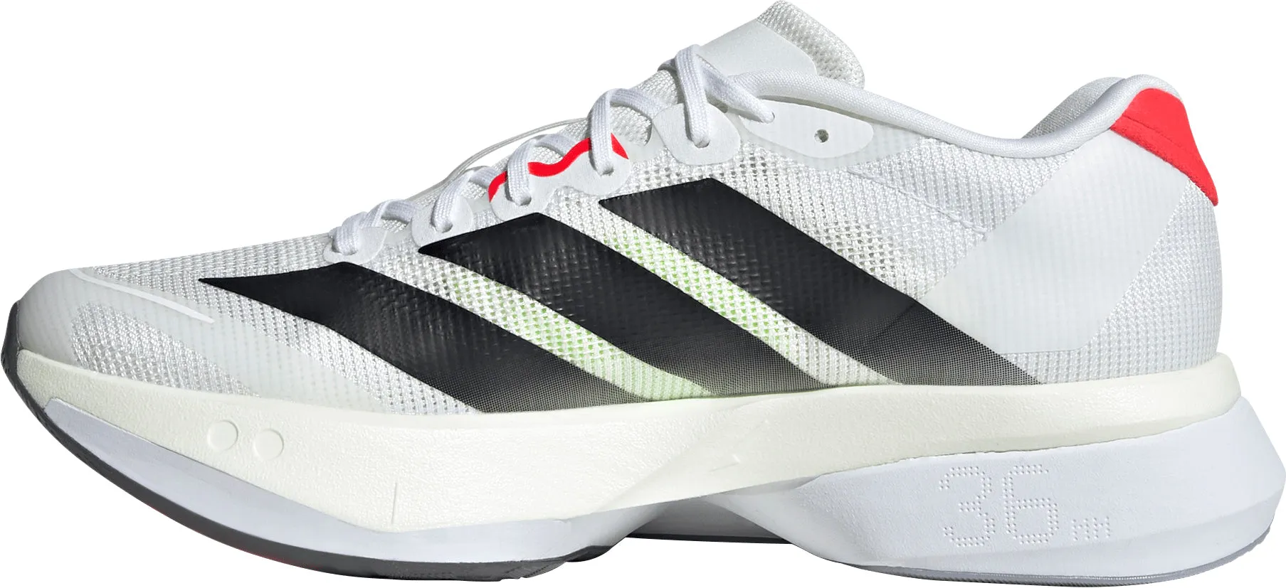 running in adventure races shoes adidas Adizero Boston 13 Womens Running Shoes - White