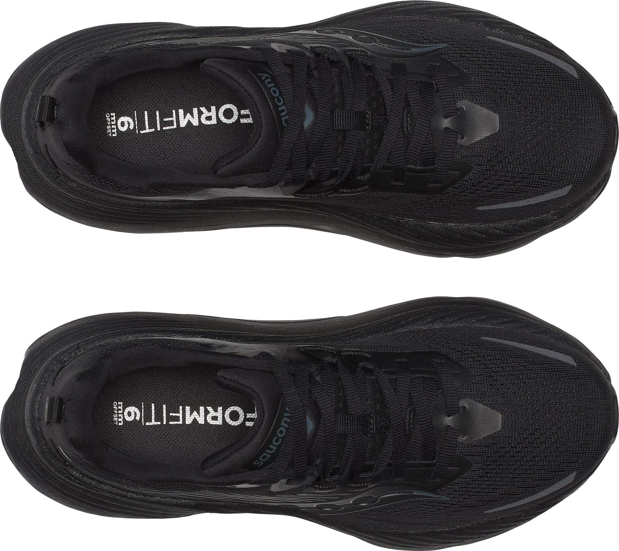 pre - run cultural - event running shoes Saucony Hurricane 24 Womens Running Shoes - Black