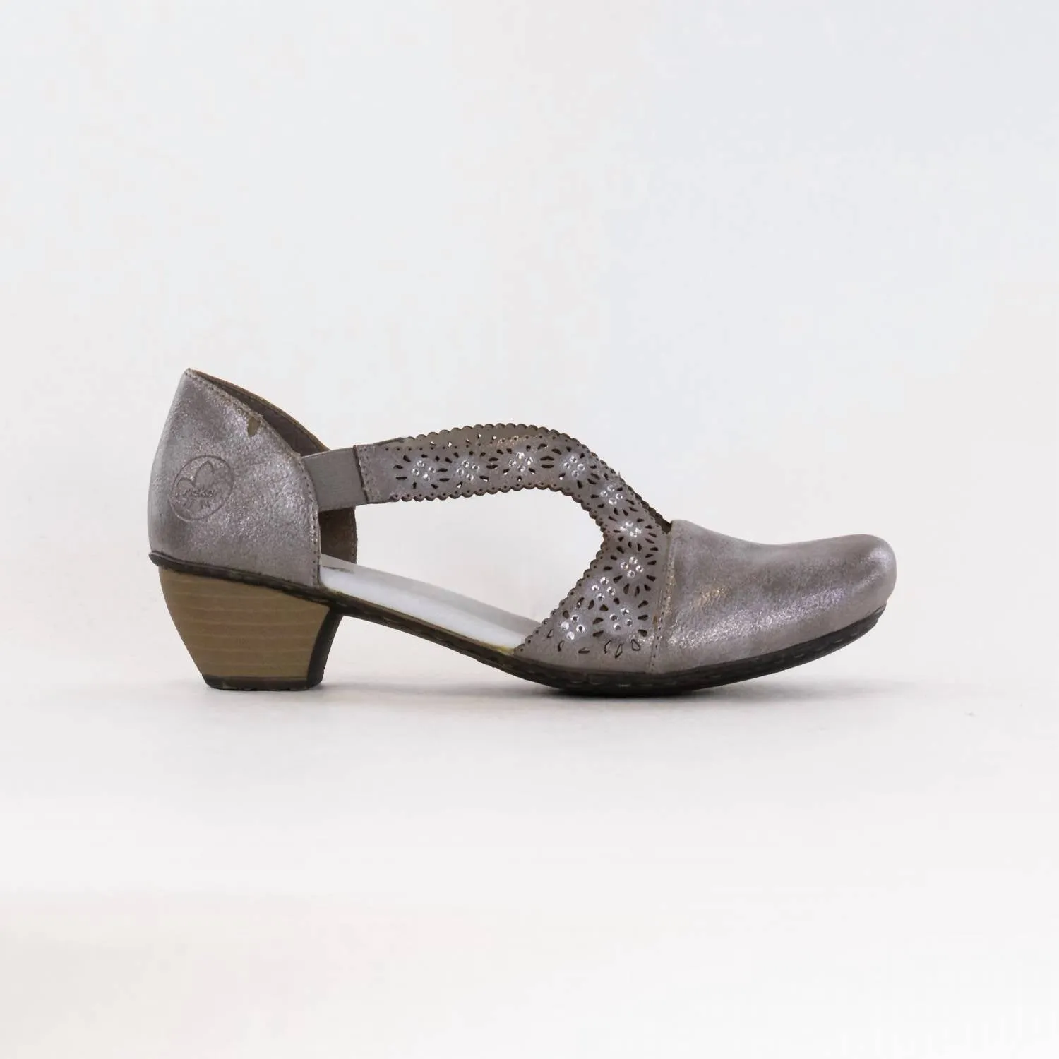Mariah Shoe In Grey Metallic Creative Vibe
