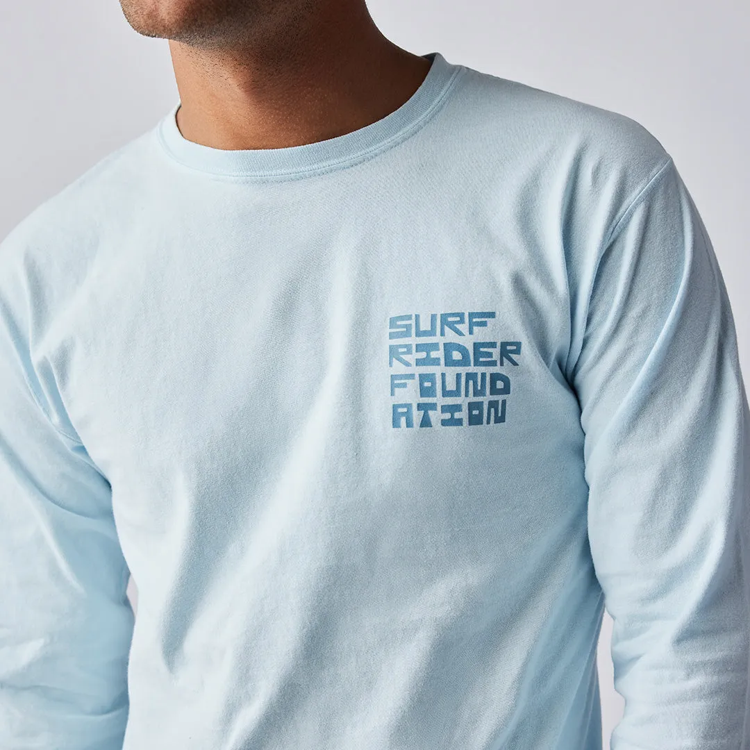 Sleek And Stylish Cutout Waves Long Sleeve Tee