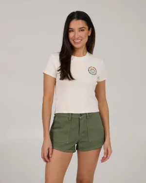 Daybreak Baby Tee - Off White Casual Layers