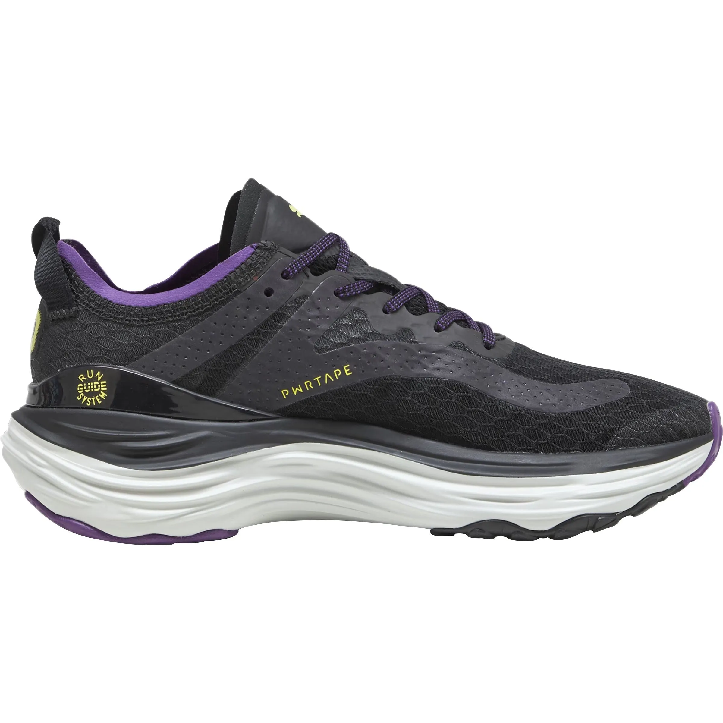 Motion Control Midsole Puma ForeverRun Nitro WTR Womens Running Shoes - Black