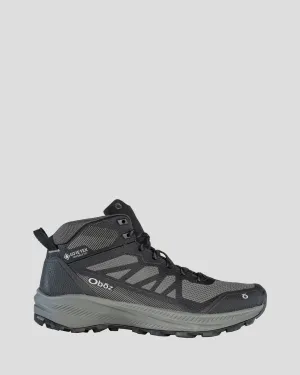 Pond Walk Slip Resistant Design Oboz Katabatic LT Mid GTX Wide Mens - Black Sea