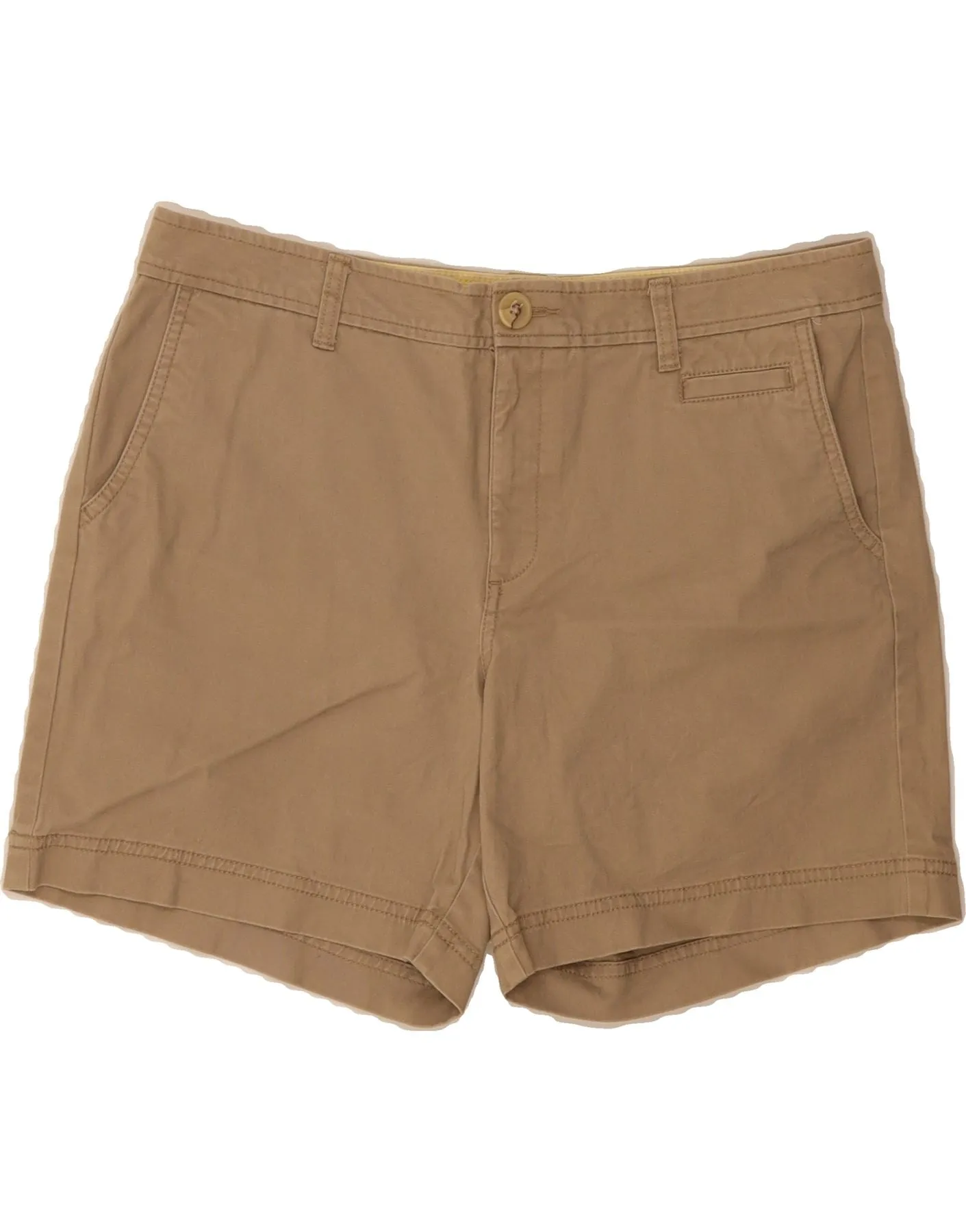 DOCKERS Womens Chino Shorts US 12 Large W35 Beige Cotton High Density Weave