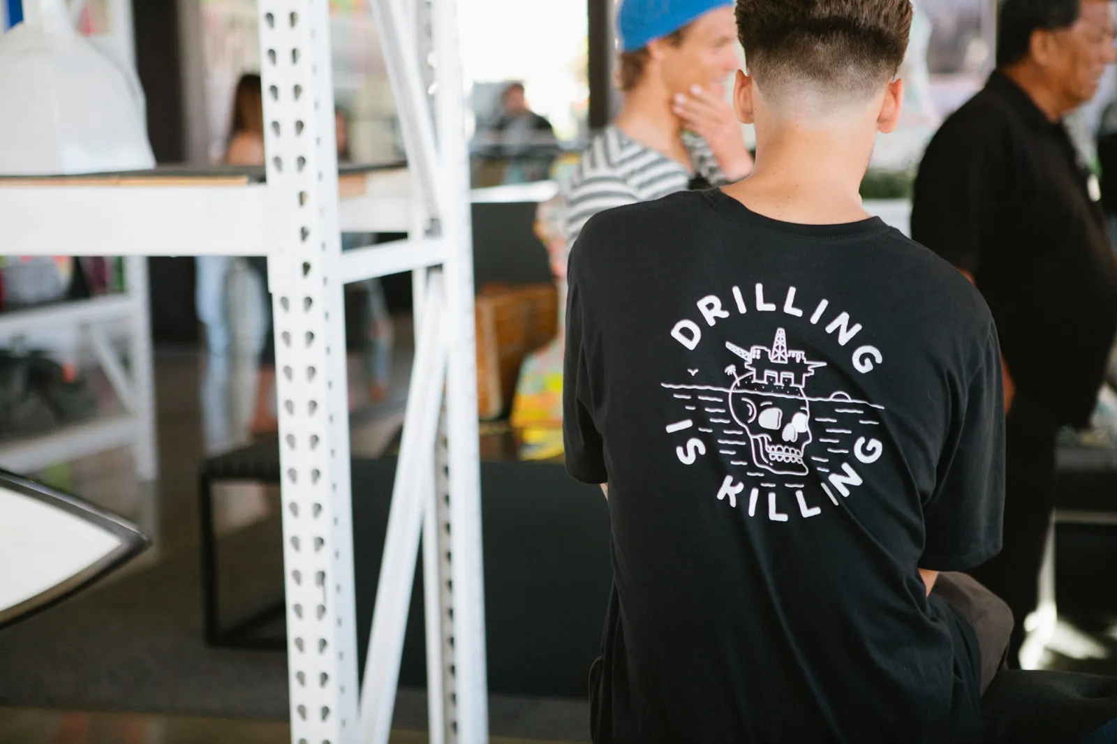 #DrillingIsKilling Tee Sporty Fashion Organic Cotton