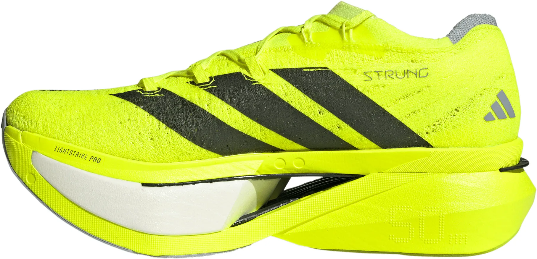 agility training running option Reinforced Heel Clip adidas Adizero Prime X3 Strung Running Shoes - Yellow