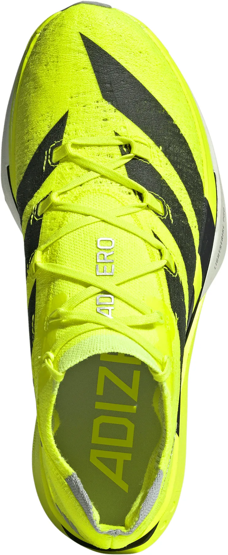 adidas Adizero Prime X3 Strung Running Shoes - Yellow Endurance Support synthetic running shoes