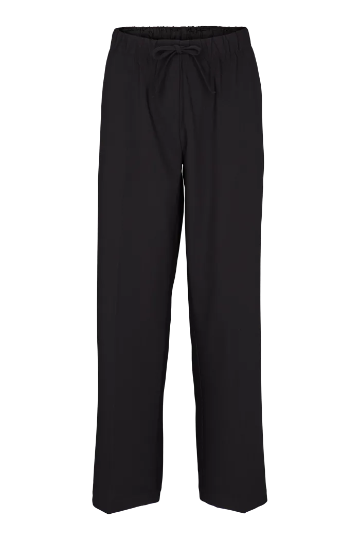 Sage Loose Pants - Black Clean Fit