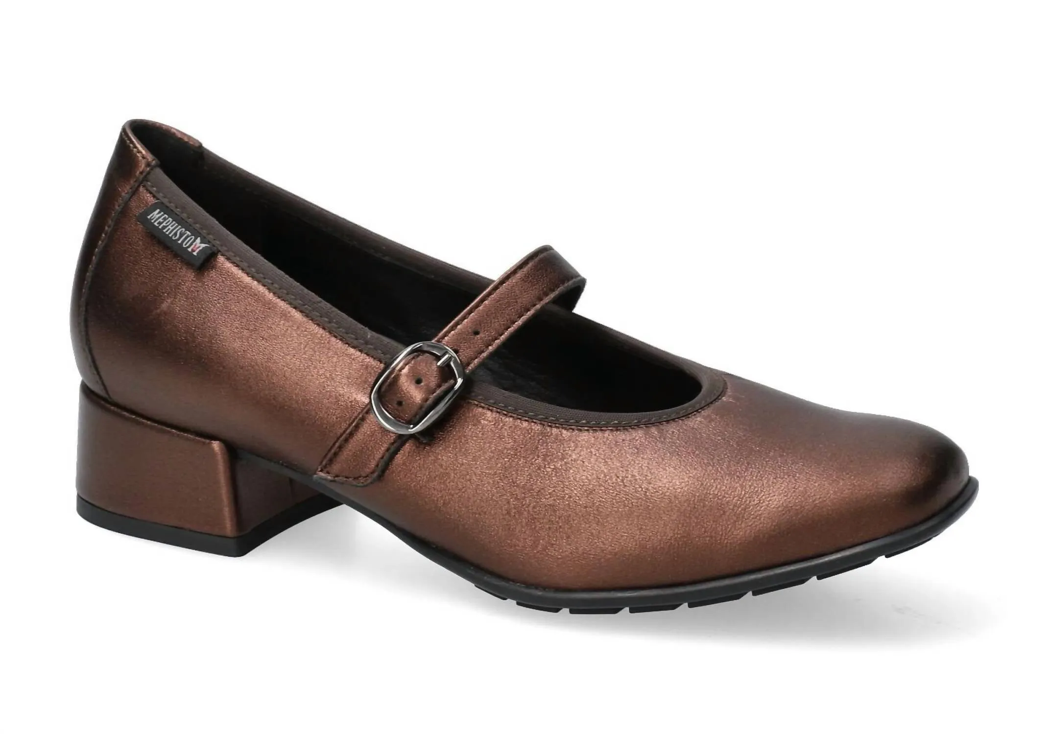 Refined Edge Women's Joselina Hand Made Mary Jane Pump Shoes In Bronze