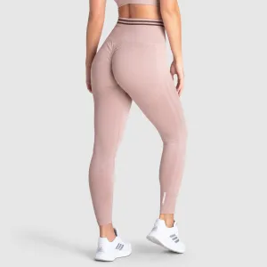 subtle style Ultra Light Weekend Trip DYE Scrunch Seamless Leggings - Mocha Brown
