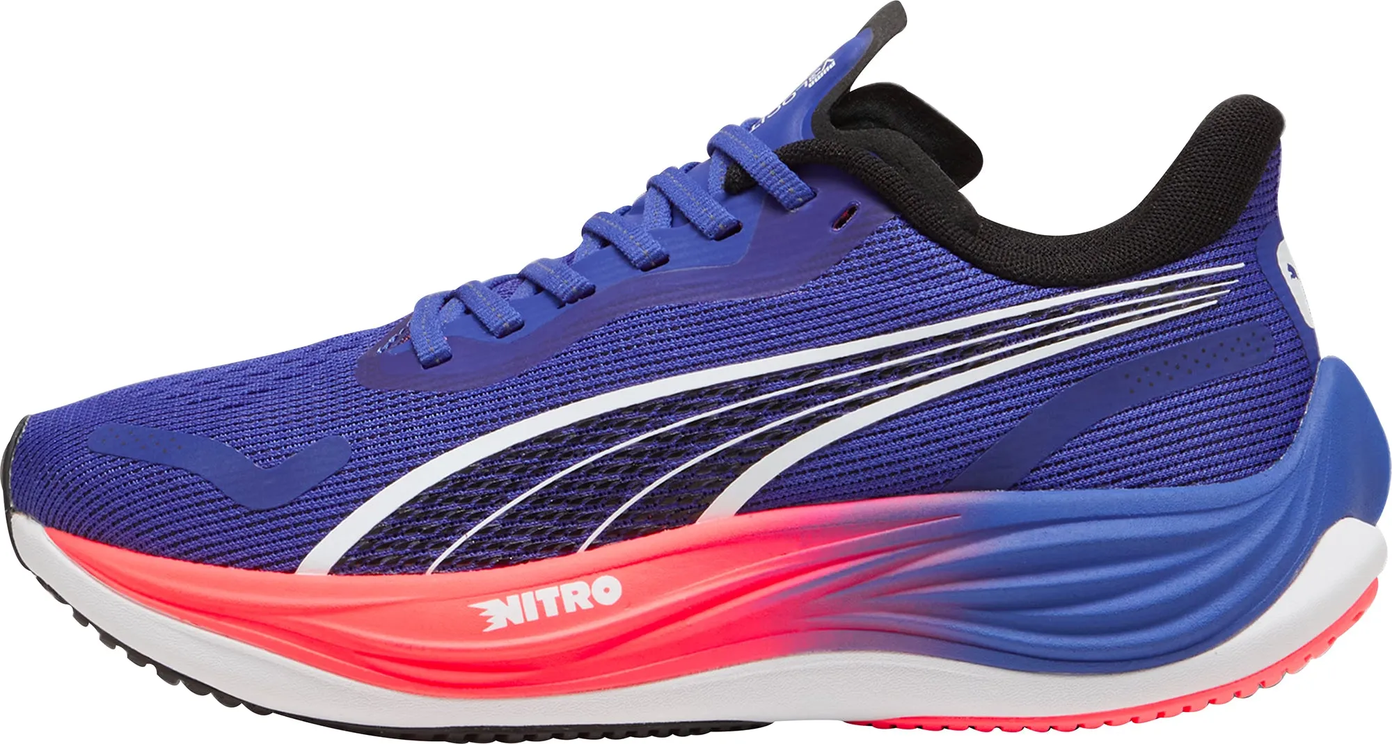 Puma Velocity Nitro 3 Womens Running Shoes - Blue Hydrolock Water Resistance