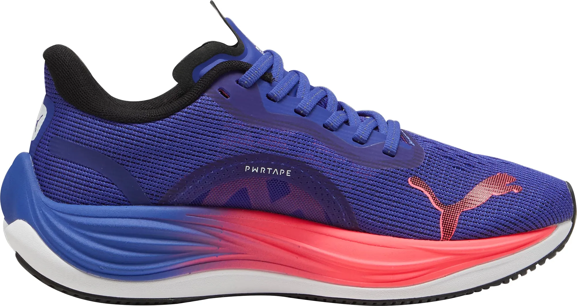 full - size Variable Lacing Tension Puma Velocity Nitro 3 Womens Running Shoes - Blue