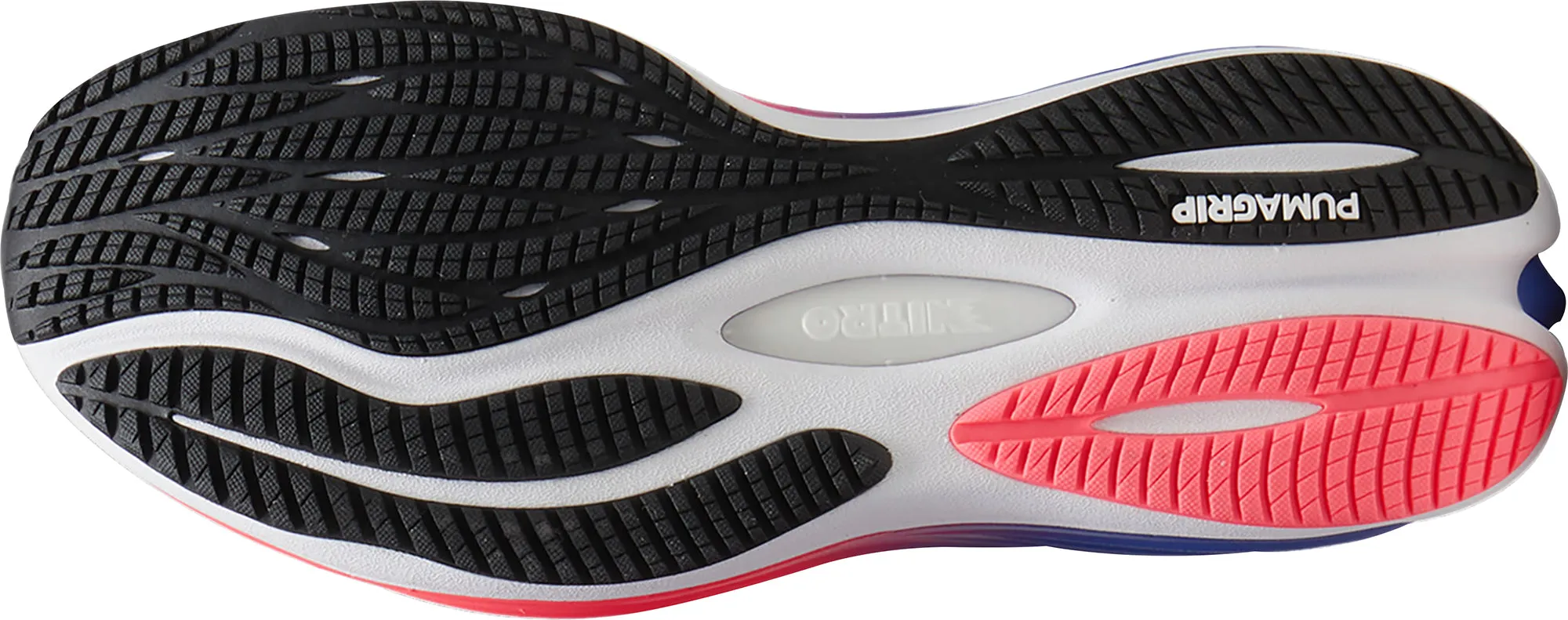 Puma Velocity Nitro 3 Womens Running Shoes - Blue Compression Web Exterior Enhanced Stability Pods