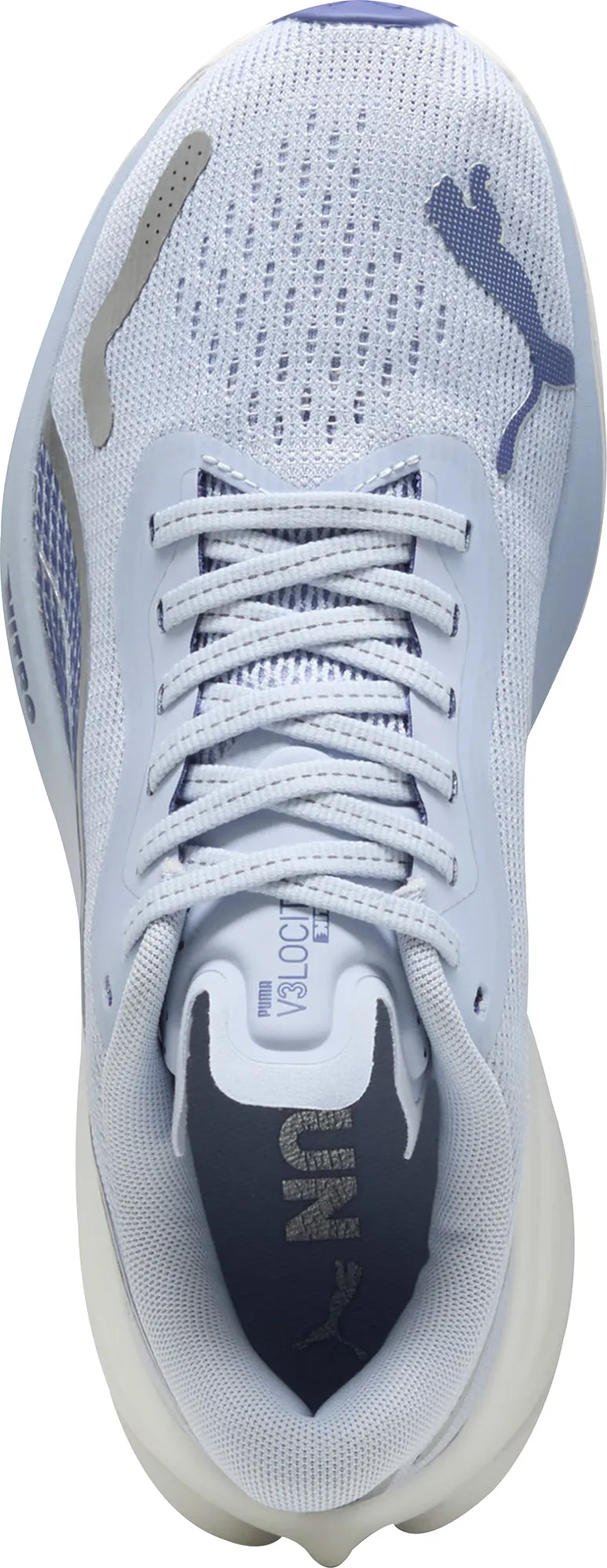 Shock Absorption Feature badminton player shoes Puma Velocity Nitro 3 Womens Running Shoes - Blue