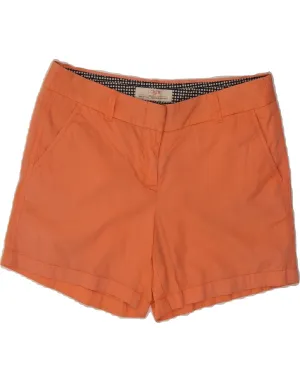 J. CREW Womens Broken In Chino Shorts W32 Large Orange Cotton Rugged Style High-Quality Craftsmanship