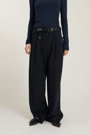 Packable Fit Relaxed Waist Marjorie Pants - Sky Captain