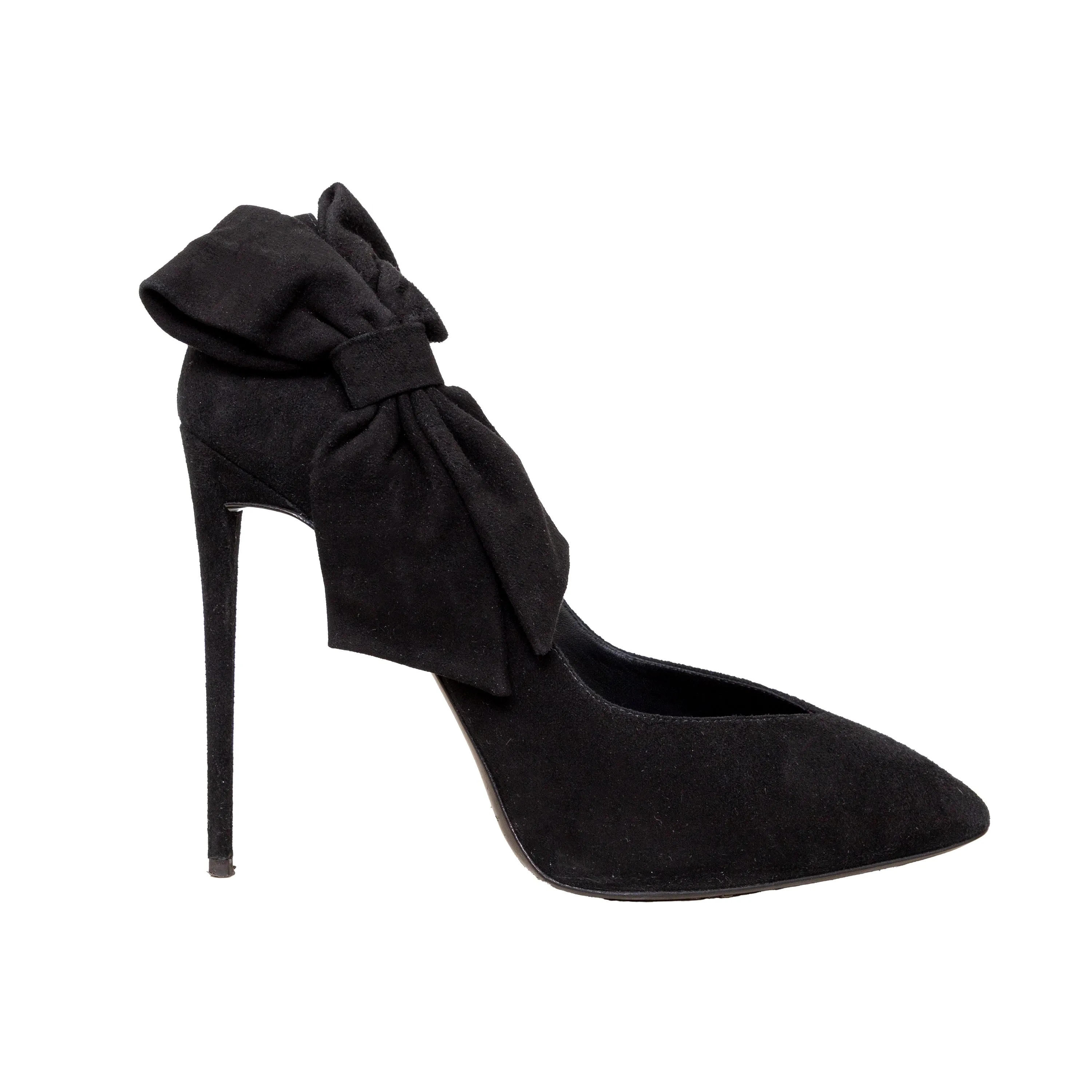 Giuseppe Zanotti Suede Bow Pumps - '10s Soft Finish Confident Mood