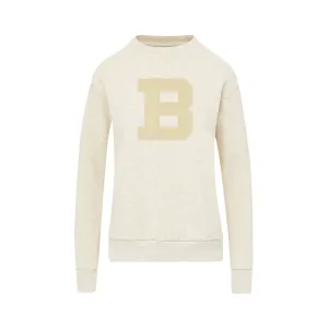 Women's Cloud Crewneck Sweatshirt ReflectiveTrimDetails Quiet Charm