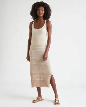 Striped Xena Lurex Sweater Dress Classic Fit Premium Look