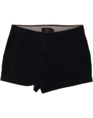 UV Protective Fabric Travel Friendly J. CREW Womens Chino Shorts US 2 XS W30 Navy Blue Cotton