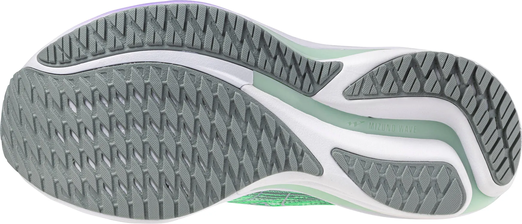 Mizuno Wave Rider 28 Womens Running Shoes - Green SlimFit competitive running footwear