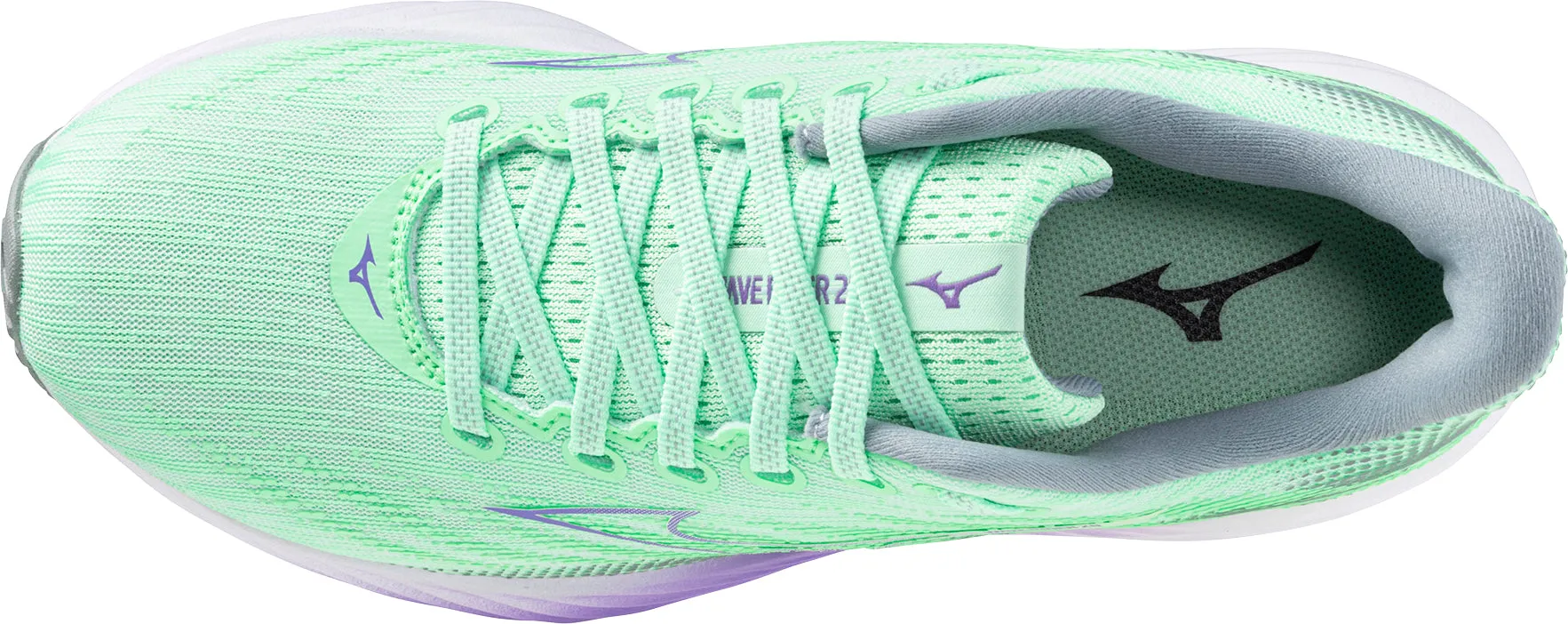 Mizuno Wave Rider 28 Womens Running Shoes - Green Indoor equipment