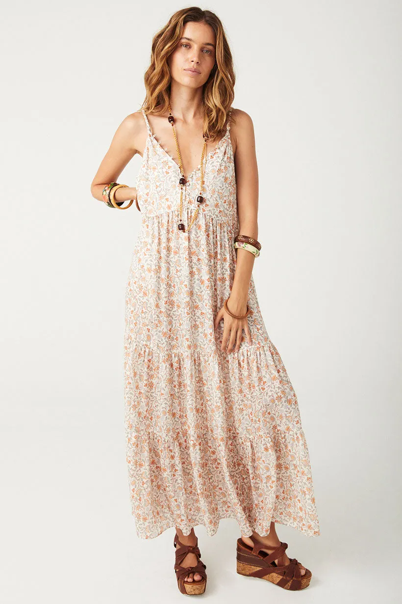 Trendy Silhouette Minimal Mood Sunshine Bandit Strappy Gown
