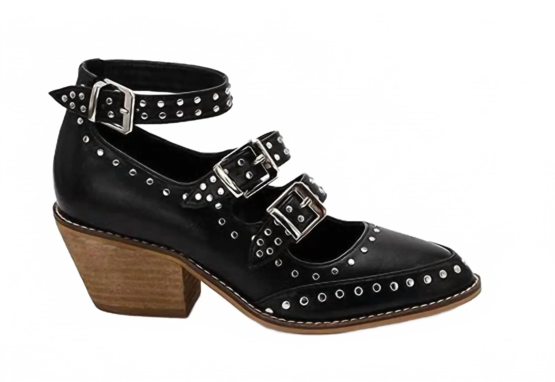 Patent Look Power Look Women's Cackle Heels In Black