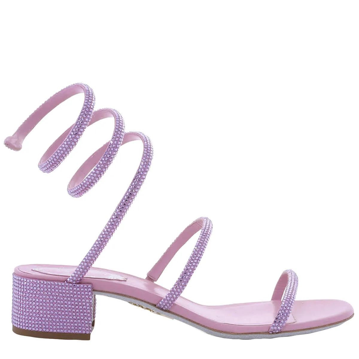 Rene Caovilla Cleo Crystal-Embellished Sandals Easy to Wear Matte Finish