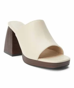 Women's Kate Heel In Bone Fashionable Design Stacked Heel