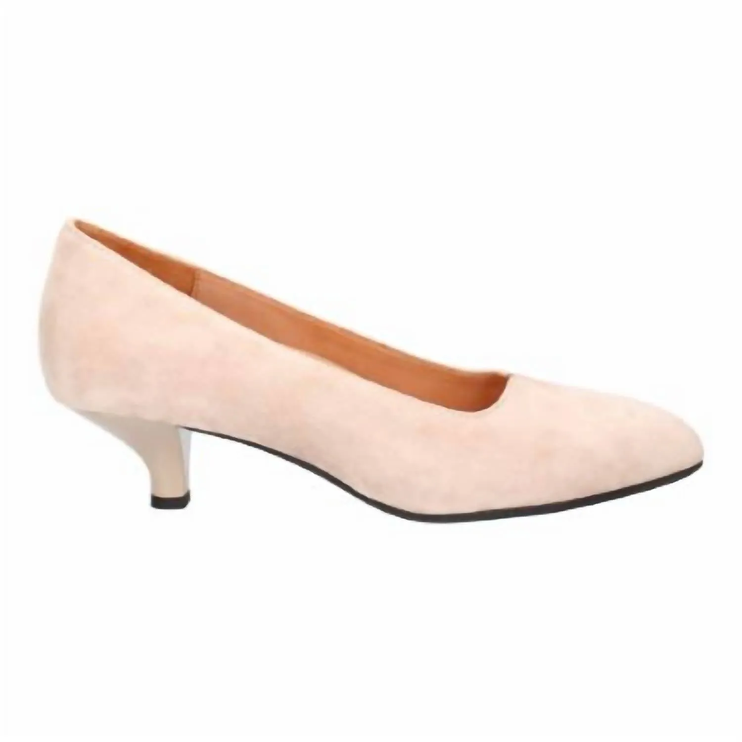 Good Traction Women's Kavan Heeled Pumps In Taupe Suede