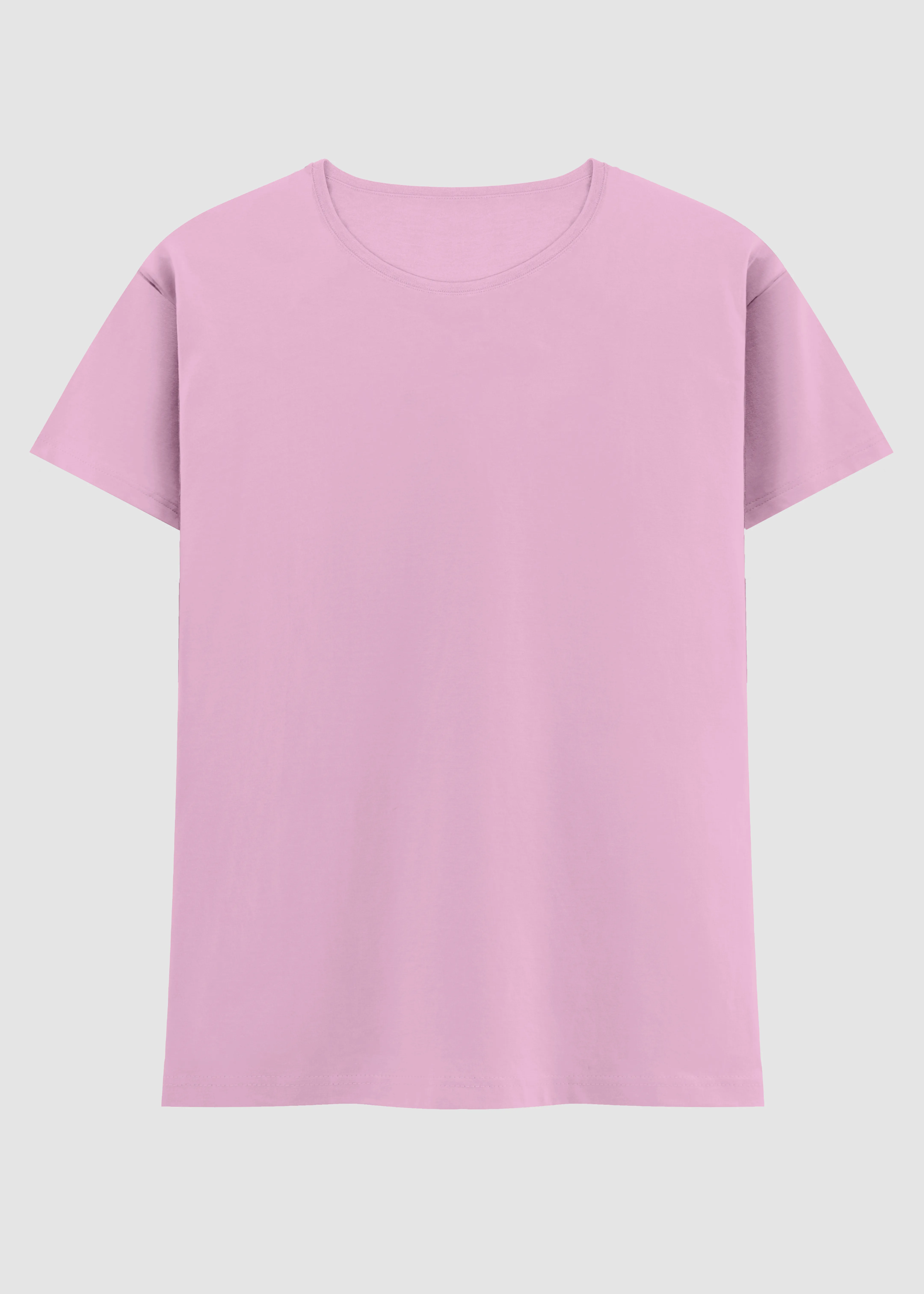 Layering Fashion Light Baby Pink Women's Classic T-Shirt | FC21