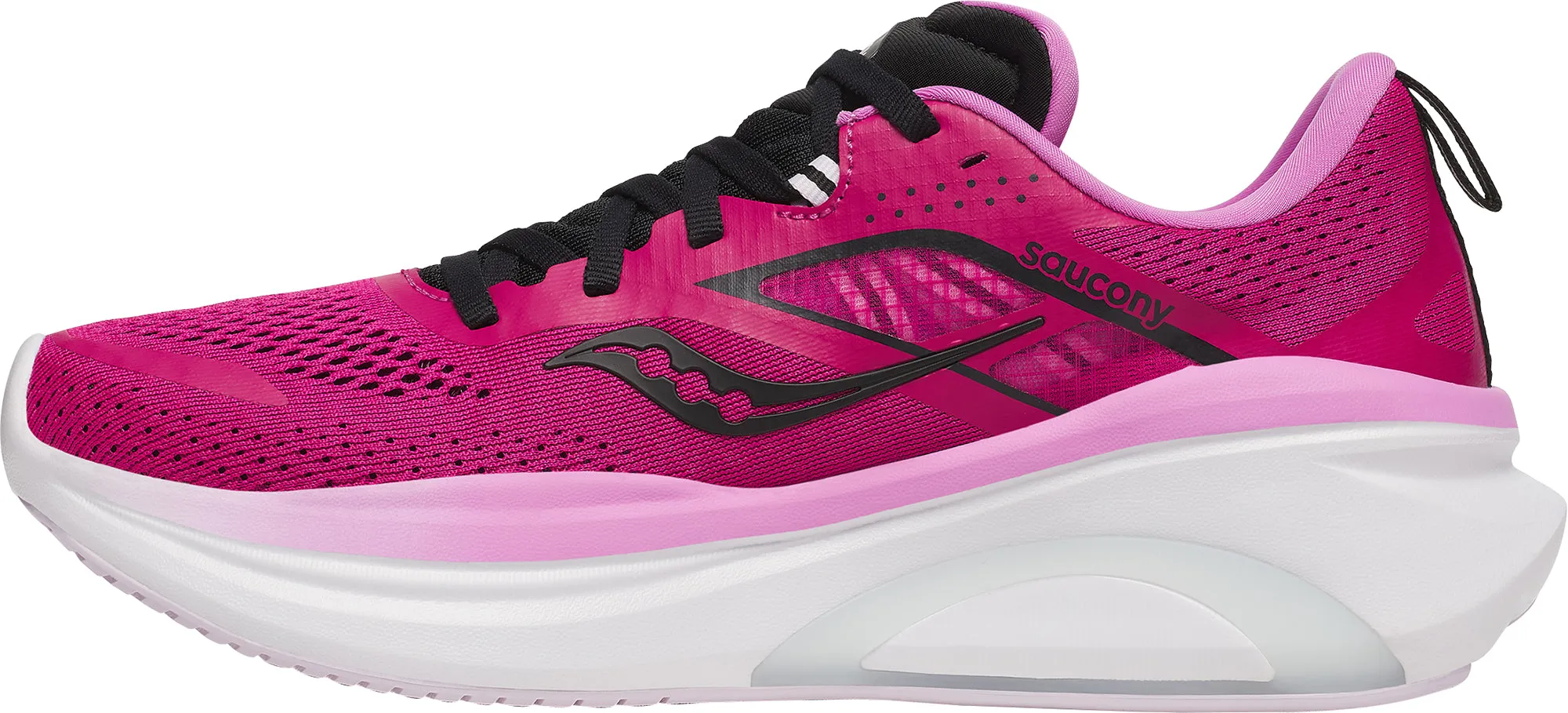 Saucony Omni 22 Womens Running Shoes - Pink triathlon - running shoes non - energy - return shoes