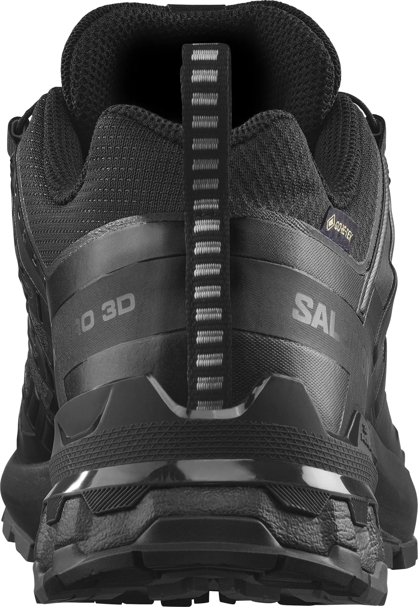 running in a lake area shoes Lockdown Harness Salomon XA Pro 3D V9 GORE-TEX Womens Trail Running Shoes - Black