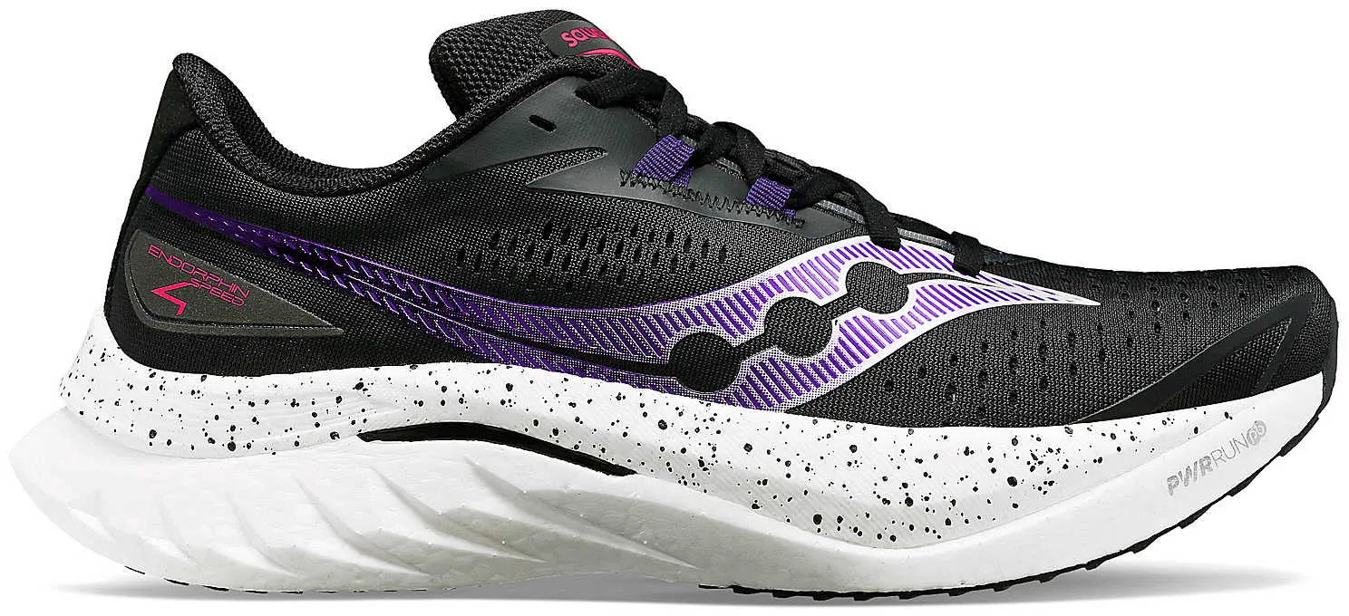 technological - event running shoes Saucony Endorphin Speed 4 Womens Running Shoes - Black