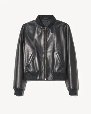 NonBulkyLayering THORENS LEATHER BOMBER