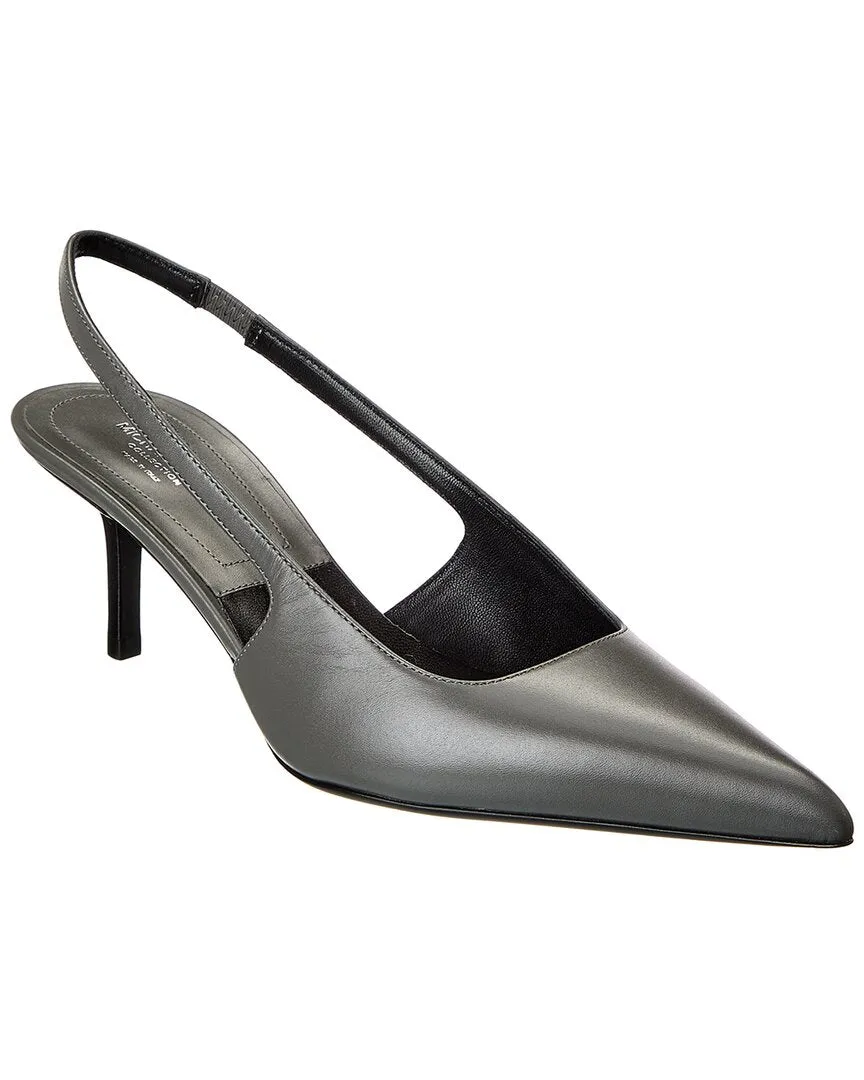 Breathable mesh Michael Kors Collection Emma Leather Slingback Pump