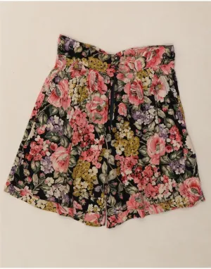 Odorless Binding Tape VINTAGE Womens Casual Shorts UK 12 Medium W26 Multicoloured Floral