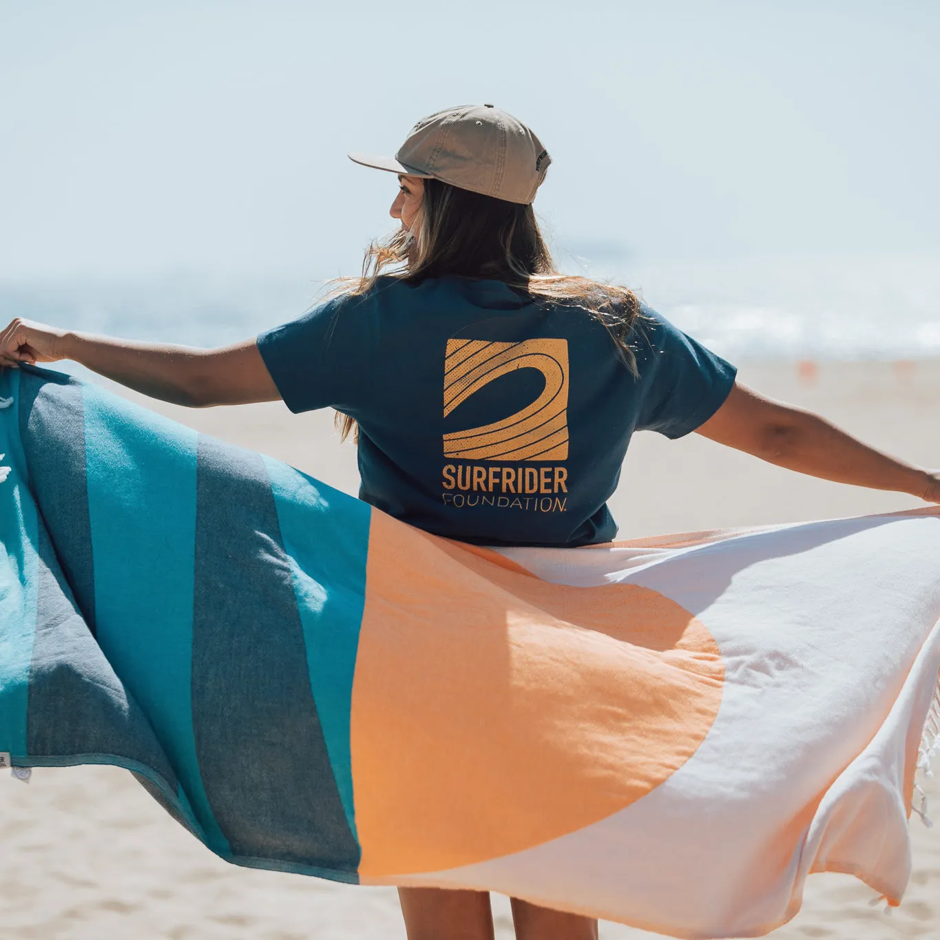 Navy Logo Tee Breathable Waist