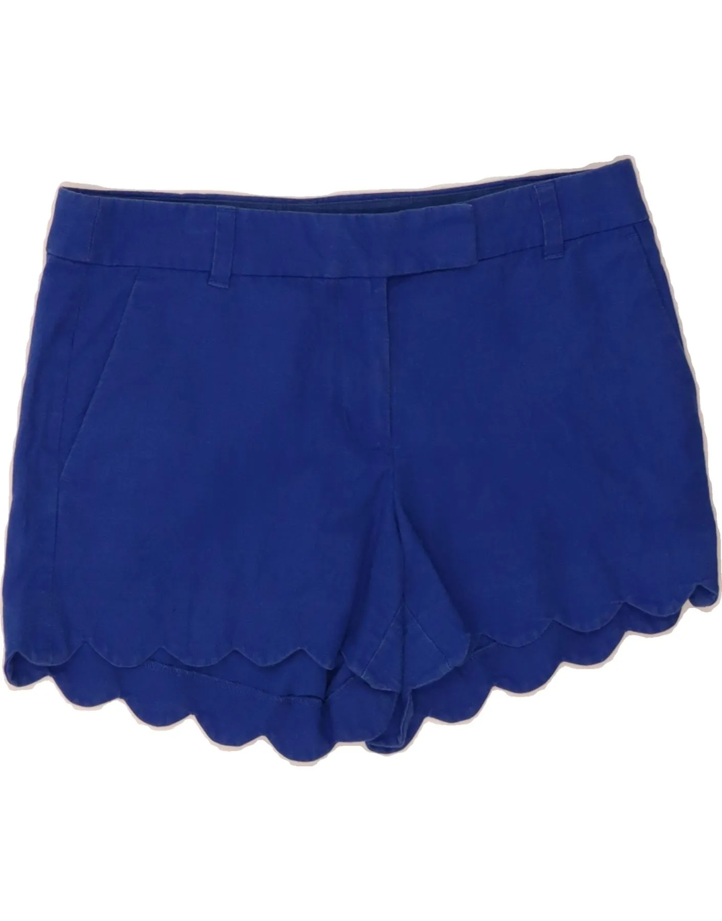 J. CREW Womens Chino Shorts US 6 Medium W30  Blue Linen Anti Cling Fabric High-Quality Craftsmanship