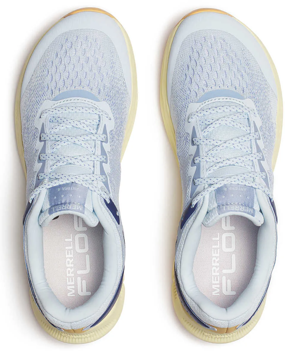 Merrell Antora 4 Womens Trail Running Shoes - Blue Adaptive Flex rough shoes