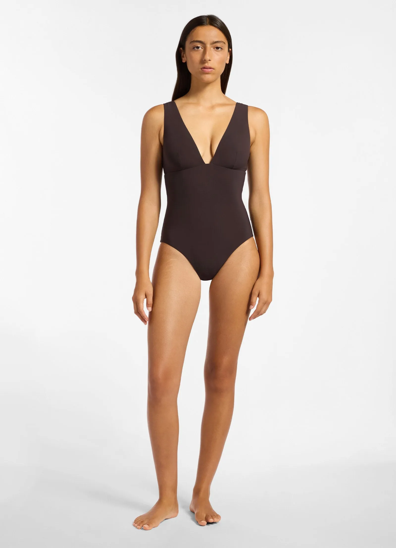 Multi-Purpose Jetset Plunge One Piece - Chocolate