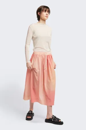 Interlude Skirt Cloud Print A Line Silhouette Lightweight Material