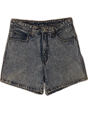 COHN CISCO Womens Denim Shorts W33 Large Blue Cotton Quick Release Cuffs Double Stitched Hems