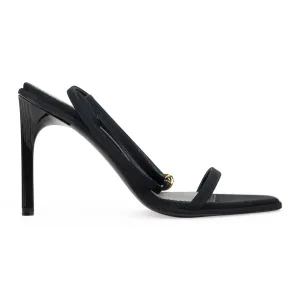 BLACK/BLACK ELEGANT FEMME SANDAL PUMPS youth appeal luxe feel
