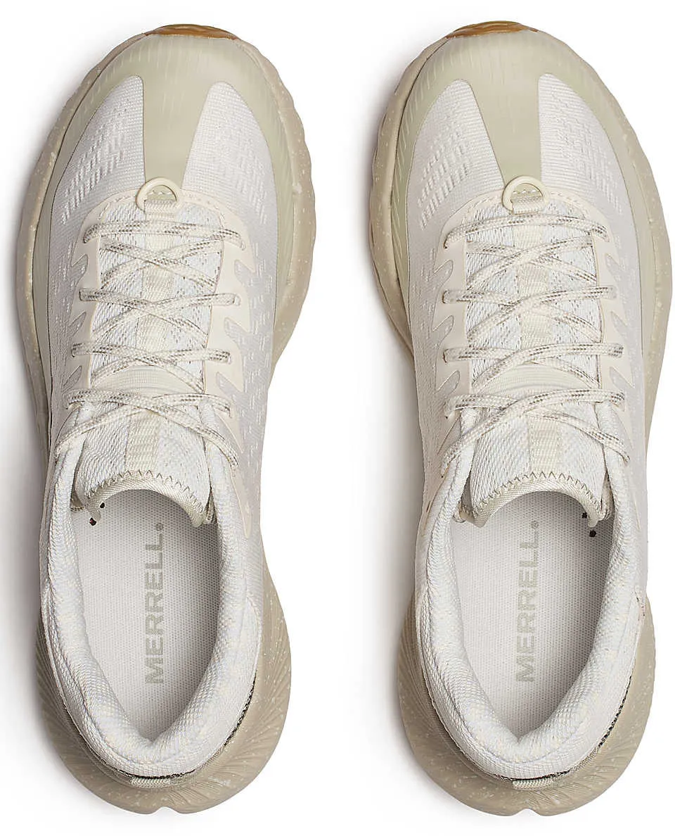 streamlined - design shoes Durable tread Merrell Agility Peak 5 Womens Trail Running Shoes - Cream