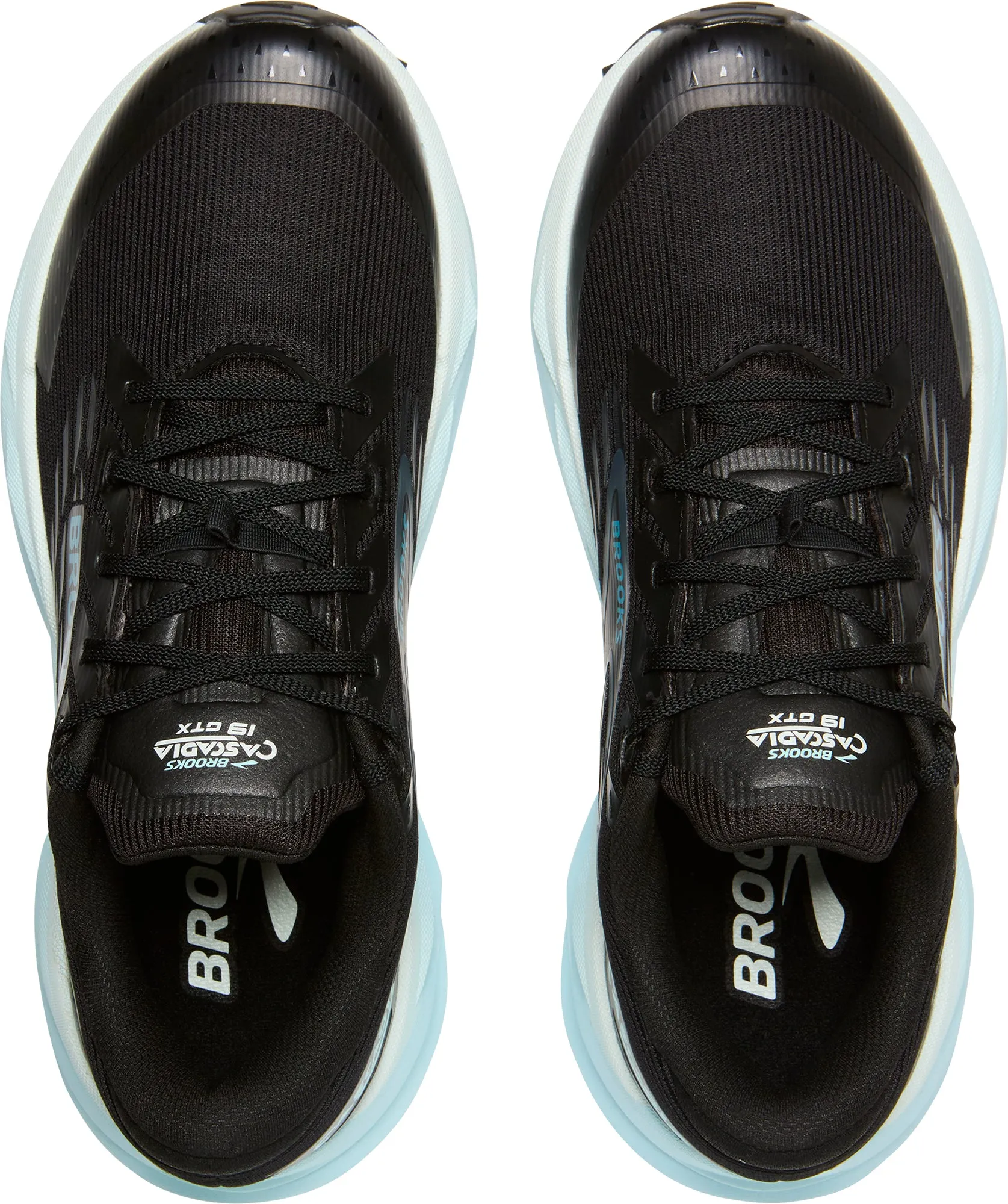 Biomechanical Flex Grooves Brooks Cascadia 19 GORE-TEX Womens Trail Running Shoes - Black