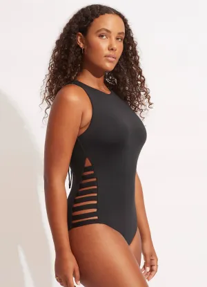 Seafolly Collective Multi Strap One Piece - Black Holiday Essentials