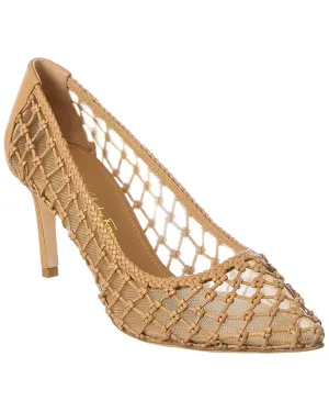 Sleek Pumps Ferragamo Ilary N70 Mesh & Leather Pump